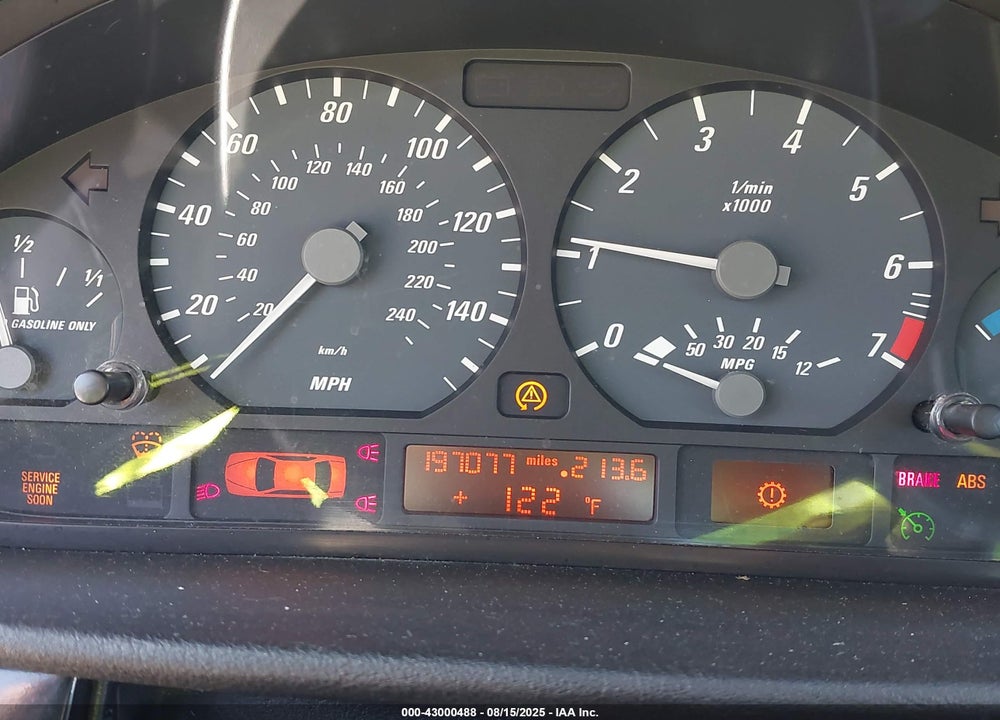 2002 BMW 325CI VIN: WBABN33462JW53520
