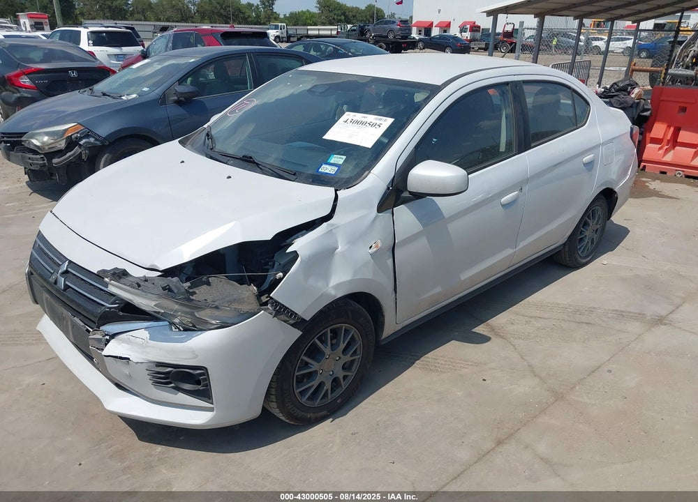 2022 MITSUBISHI MIRAGE VIN: ML32FUFJ7NHF03831
