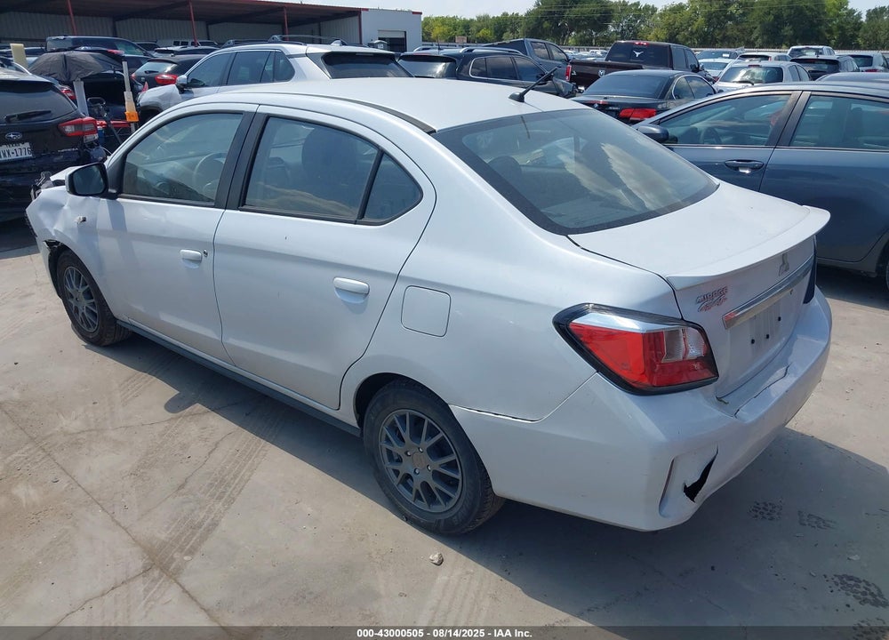 2022 MITSUBISHI MIRAGE VIN: ML32FUFJ7NHF03831