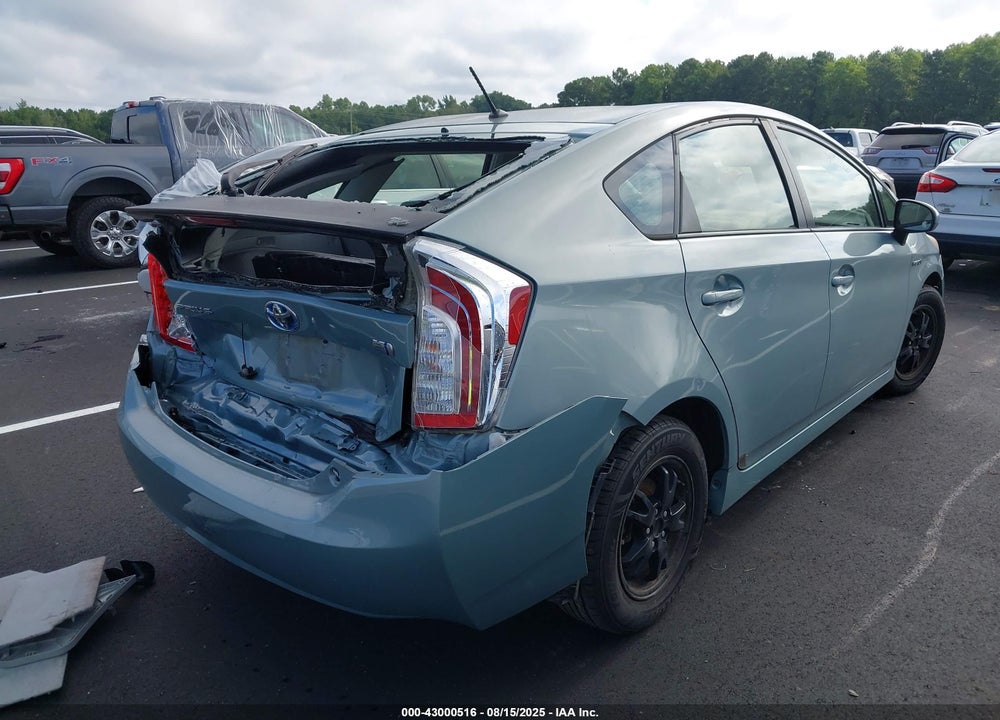 2013 TOYOTA PRIUS VIN: JTDKN3DU8D5614912