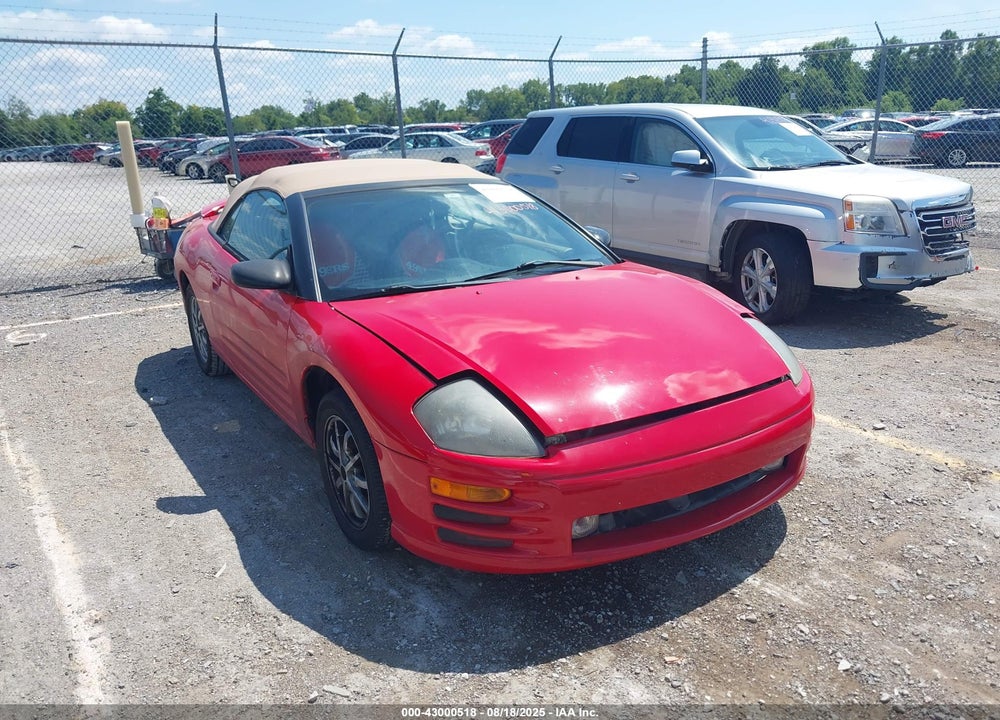 2001 MITSUBISHI ECLIPSE SPYDER GS VIN: 4A3AE35G81E004313