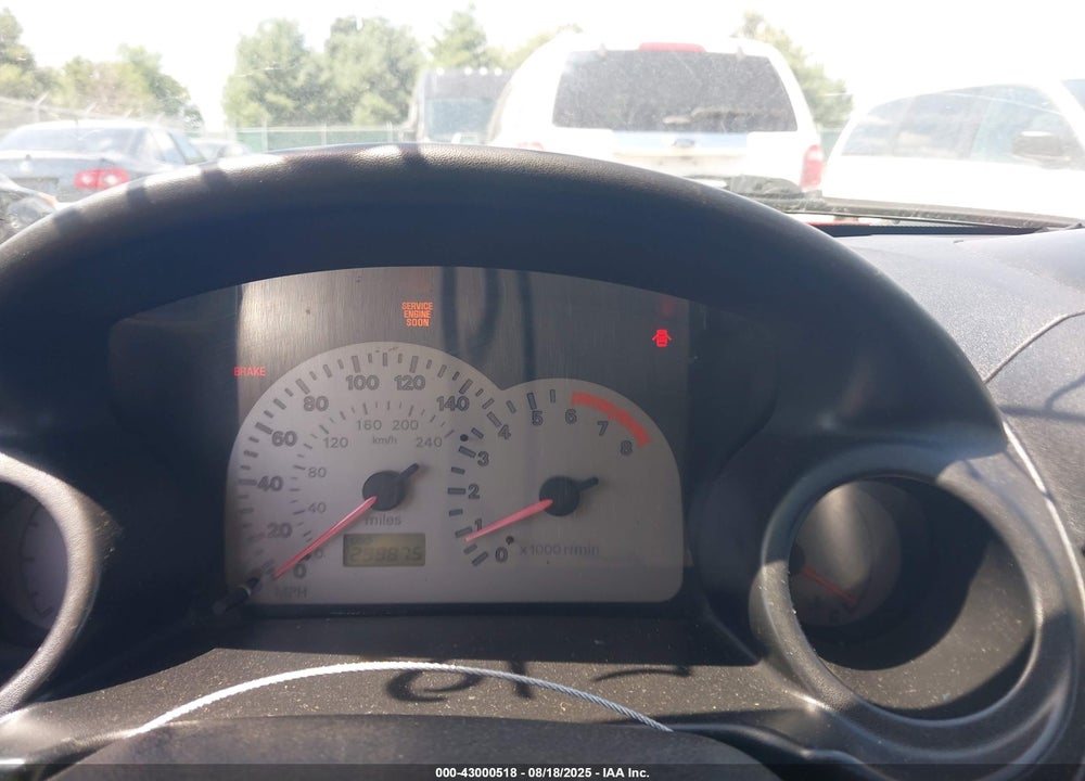 2001 MITSUBISHI ECLIPSE SPYDER GS VIN: 4A3AE35G81E004313