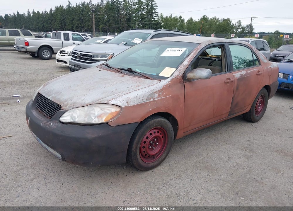 2005 TOYOTA COROLLA LE VIN: 1NXBR32E45Z434992