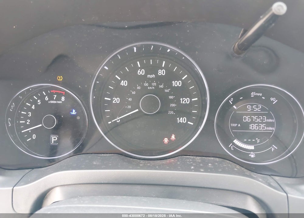 2019 HONDA HR-V LX VIN: 3CZRU6H3XKG727698