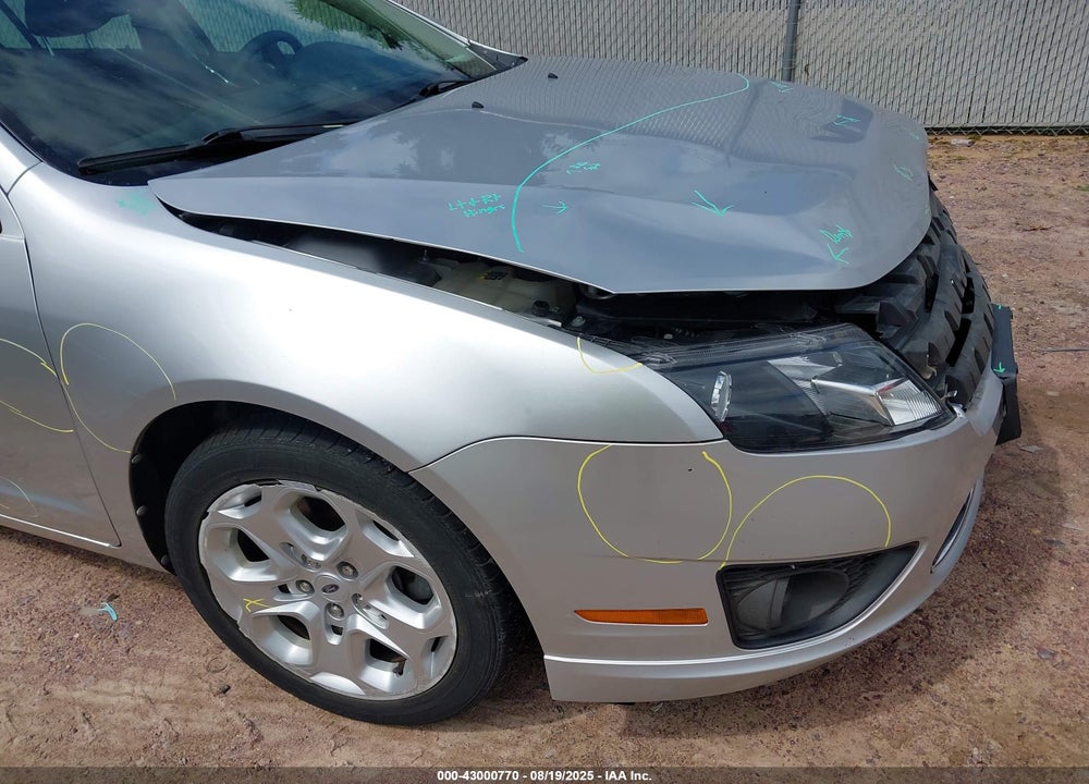 2011 FORD FUSION VIN: 3FAHP0HA7BR316547