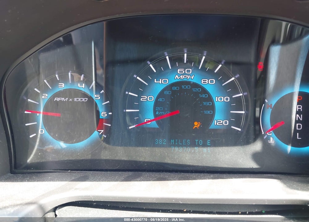 2011 FORD FUSION VIN: 3FAHP0HA7BR316547