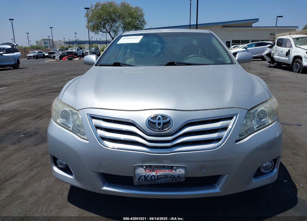 2010 TOYOTA CAMRY XLE V6 VIN: JTNBK3EK8A3047254