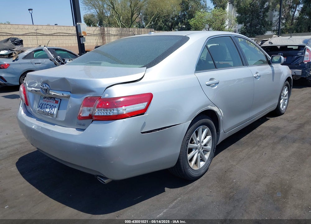 2010 TOYOTA CAMRY XLE V6 VIN: JTNBK3EK8A3047254