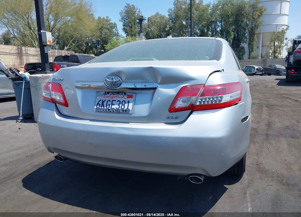 2010 TOYOTA CAMRY XLE V6 VIN: JTNBK3EK8A3047254