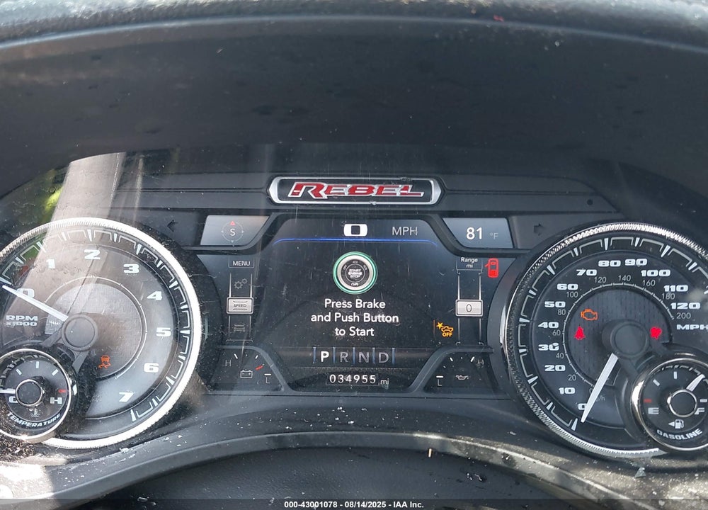 2022 RAM 1500 VIN: 1C6RRELT1NN271134