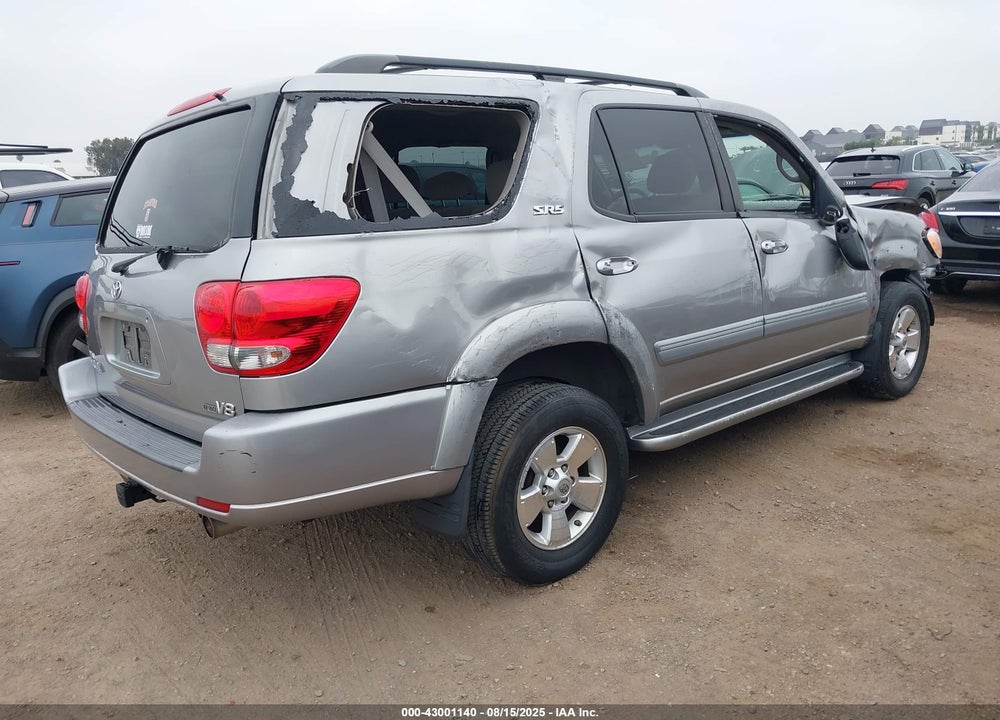 2005 TOYOTA SEQUOIA SR5 V8 VIN: 5TDZT34AX5S254290