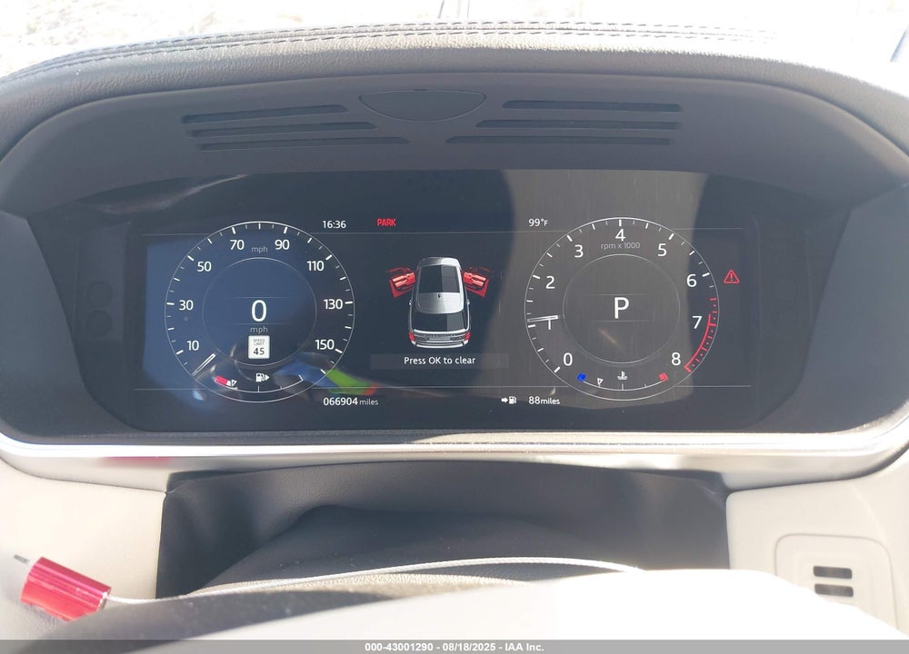 2020 LAND ROVER RANGE ROVER VIN: SALGR2SU5LA401373