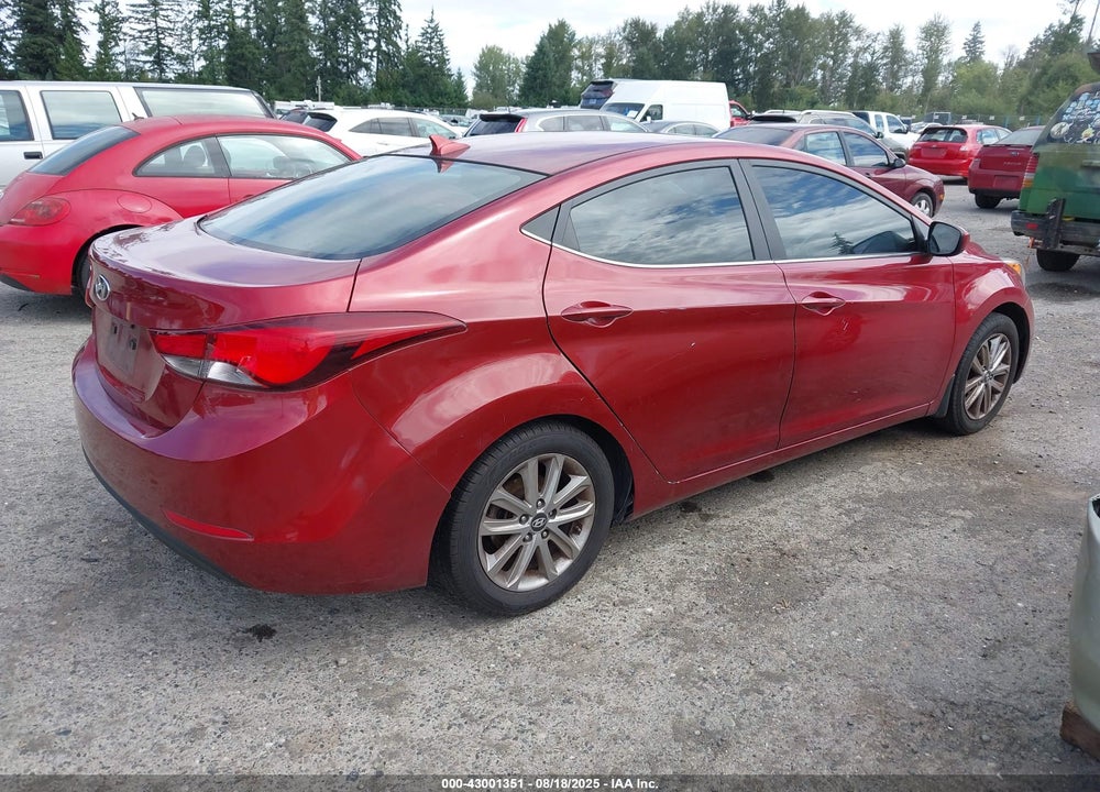 2015 HYUNDAI ELANTRA VIN: 5NPDH4AE3FH605511