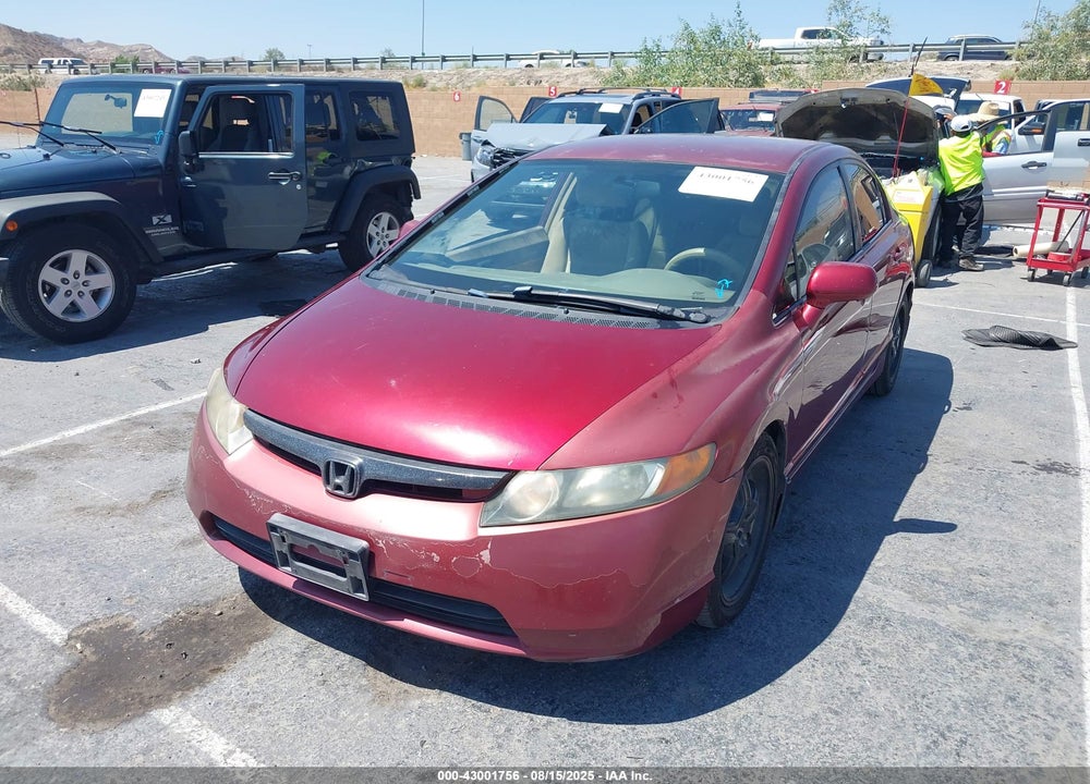 2007 HONDA CIVIC LX VIN: 1HGFA16547L081806