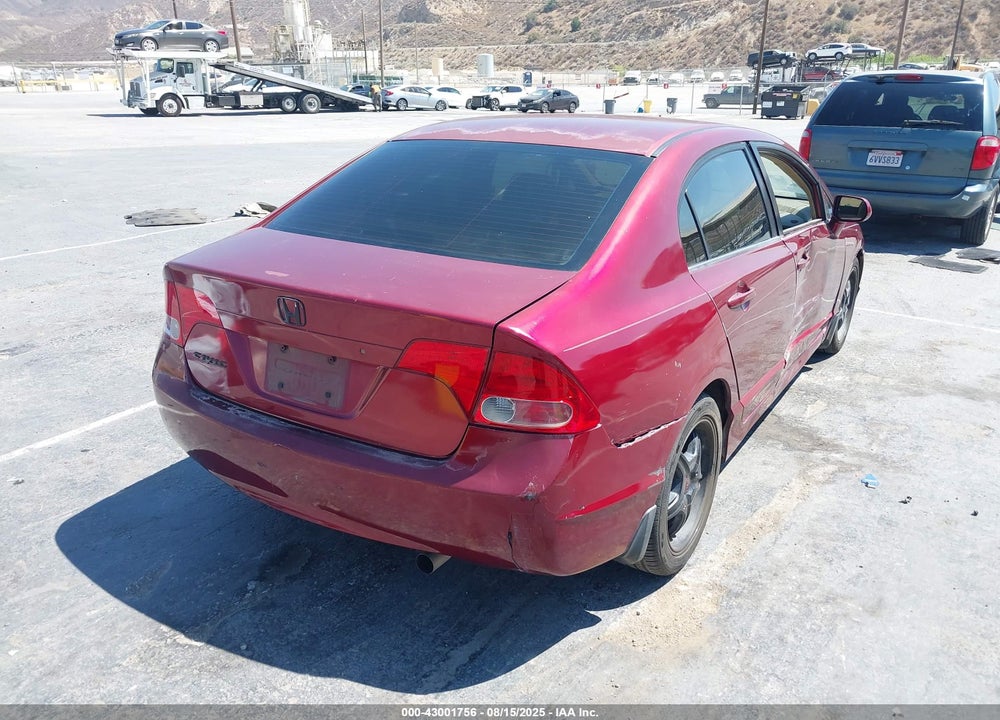 2007 HONDA CIVIC LX VIN: 1HGFA16547L081806