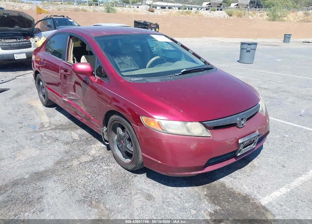 2007 HONDA CIVIC LX VIN: 1HGFA16547L081806