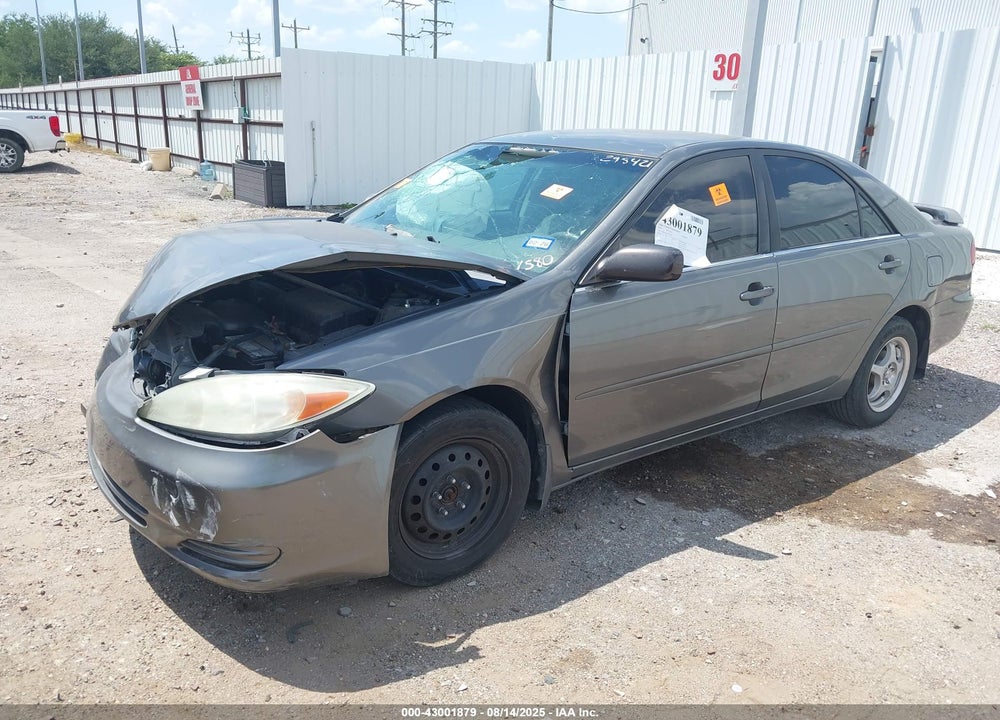 2002 TOYOTA CAMRY LE VIN: JTDBE32K320031580