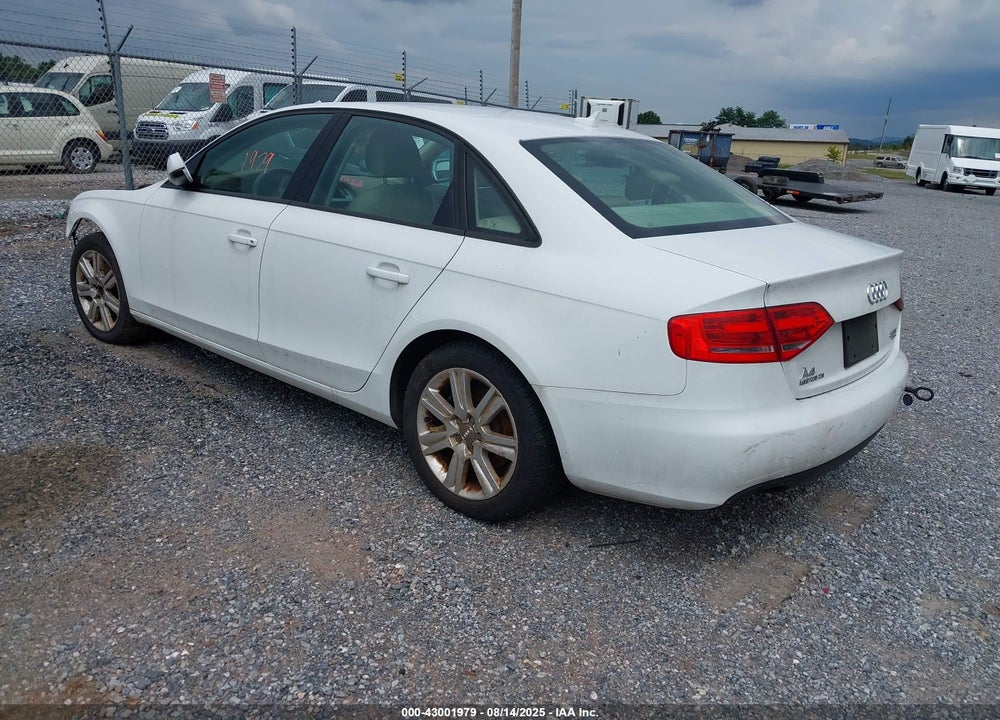 2010 AUDI A4 VIN: WAUBFAFL6AN006627