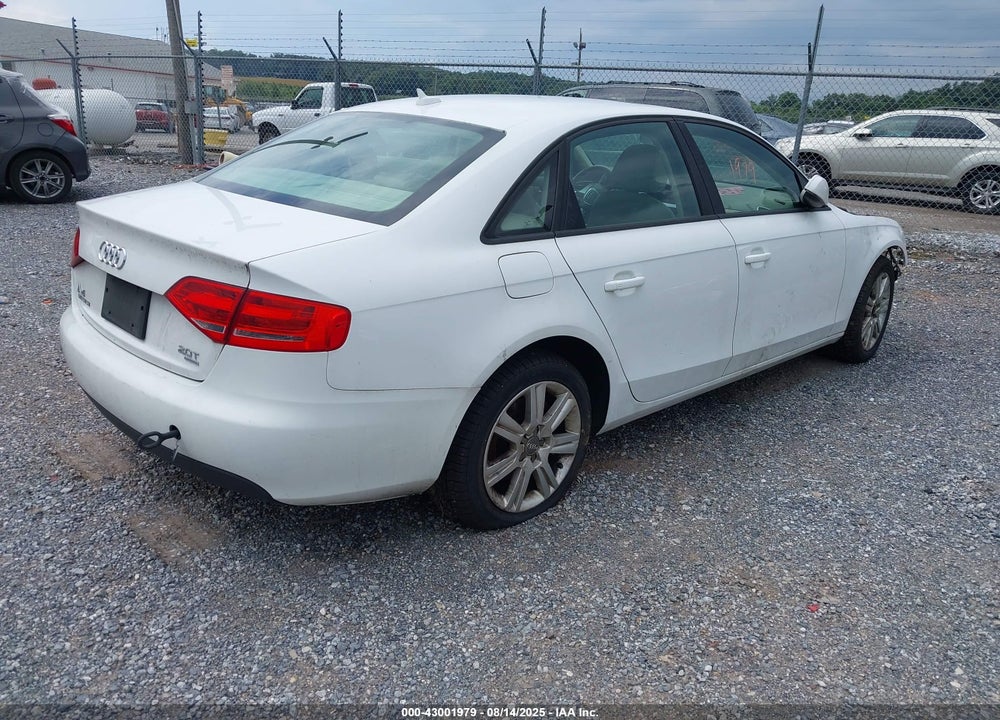 2010 AUDI A4 VIN: WAUBFAFL6AN006627