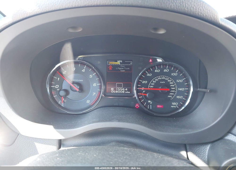 2021 SUBARU WRX VIN: JF1VA1C6XM9811563