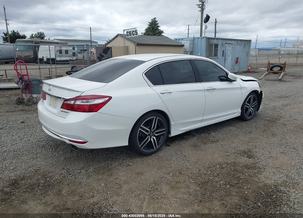 2017 HONDA ACCORD SPORT VIN: 1HGCR2F52HA003717