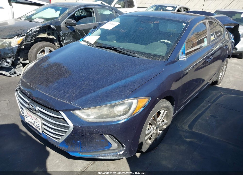 2017 HYUNDAI ELANTRA VIN: KMHD84LF0HU161109