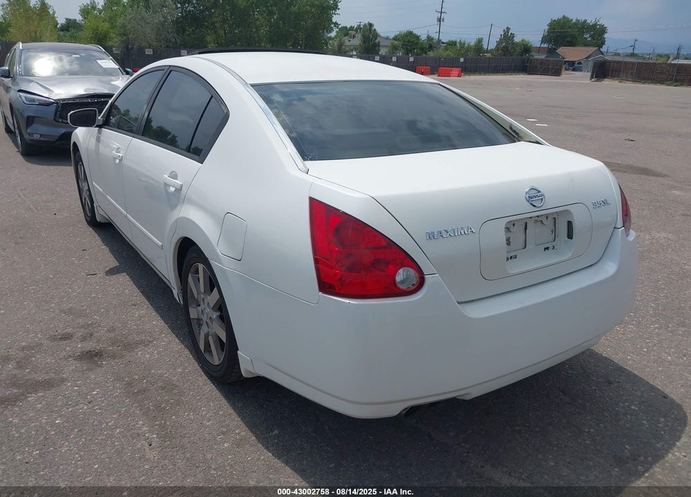2006 NISSAN MAXIMA VIN: 1N4BA41E16C846786