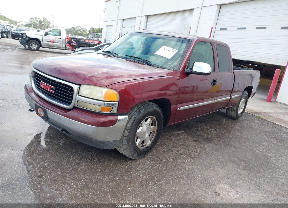 2002 GMC SIERRA 1500 SLE VIN: 2GTEC19T621121980