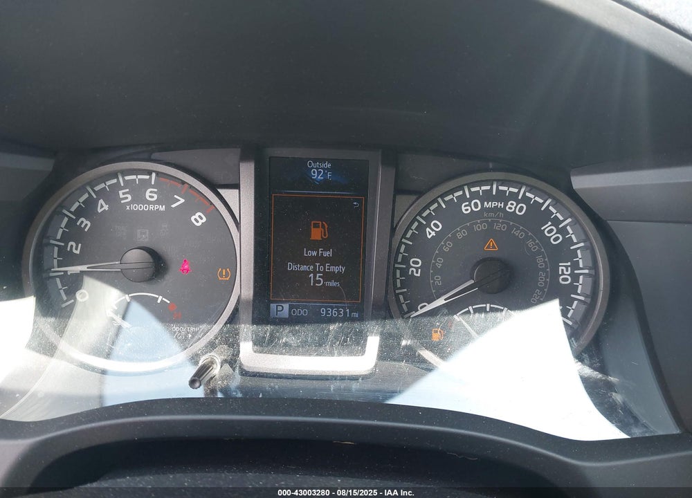 2016 TOYOTA TACOMA VIN: 5TFCZ5AN0GX009860