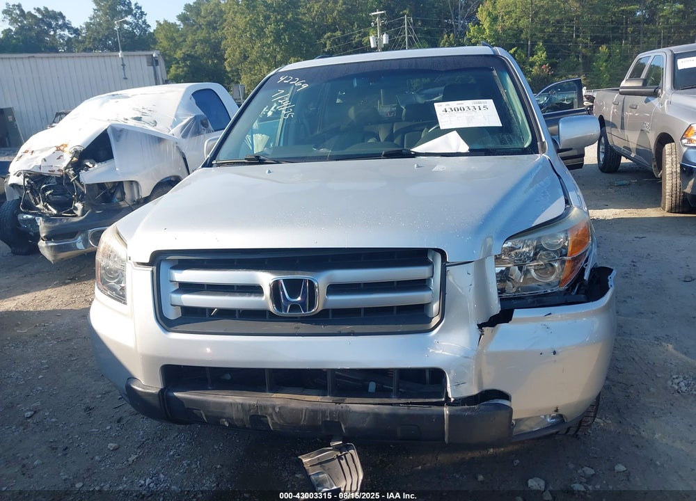 2008 HONDA PILOT EX-L VIN: 5FNYF28588B027604