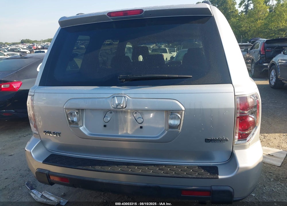 2008 HONDA PILOT EX-L VIN: 5FNYF28588B027604