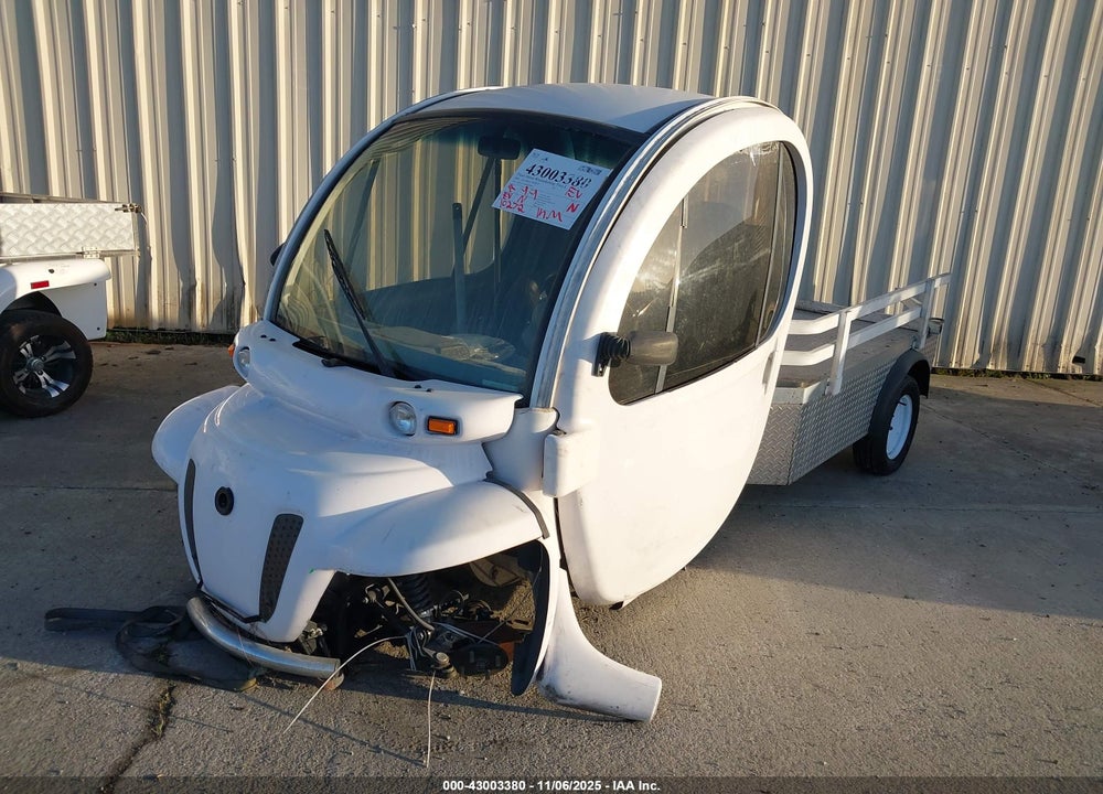 2009 GLOBAL ELECTRIC MOTORS EL VIN: 5ASGUGA449F049107