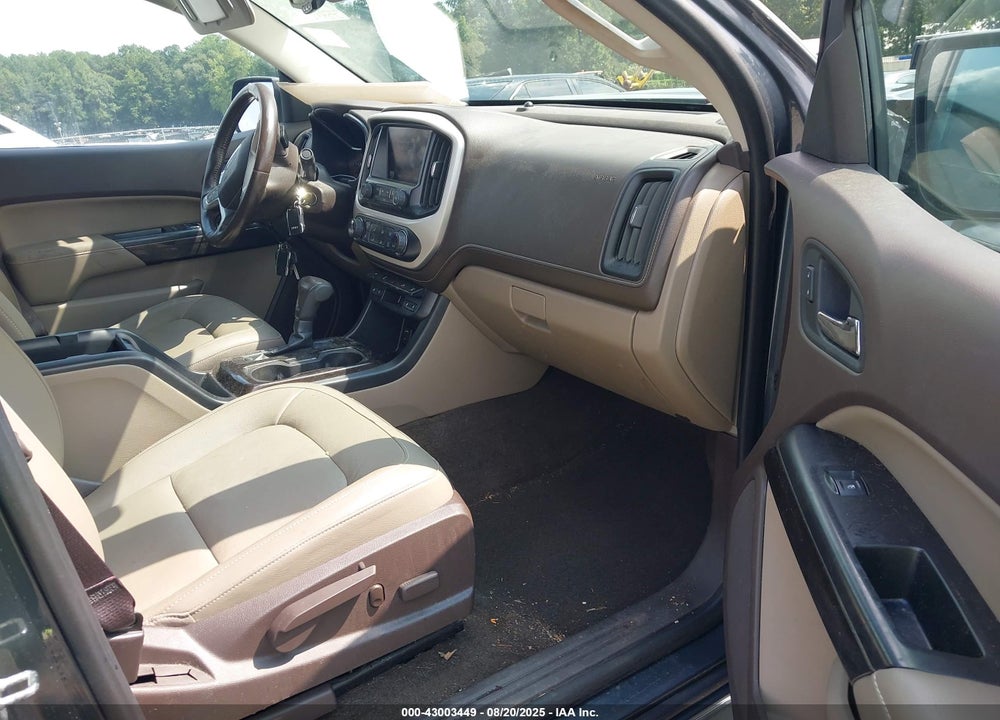2015 GMC CANYON SLT VIN: 1GTG6CE39F1244721