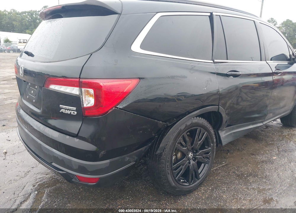 2021 HONDA PILOT VIN: 5FNYF6H20MB012053