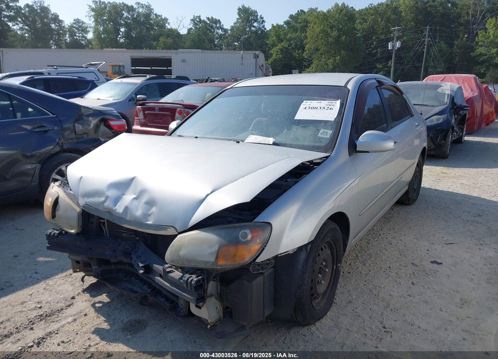 2009 KIA SPECTRA VIN: KNAFE221995647149