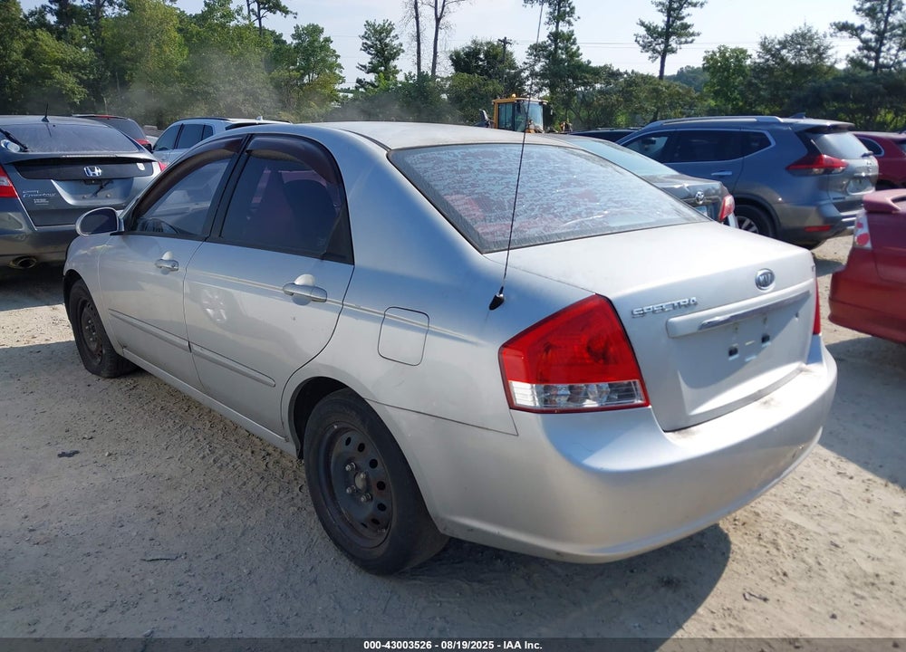 2009 KIA SPECTRA VIN: KNAFE221995647149