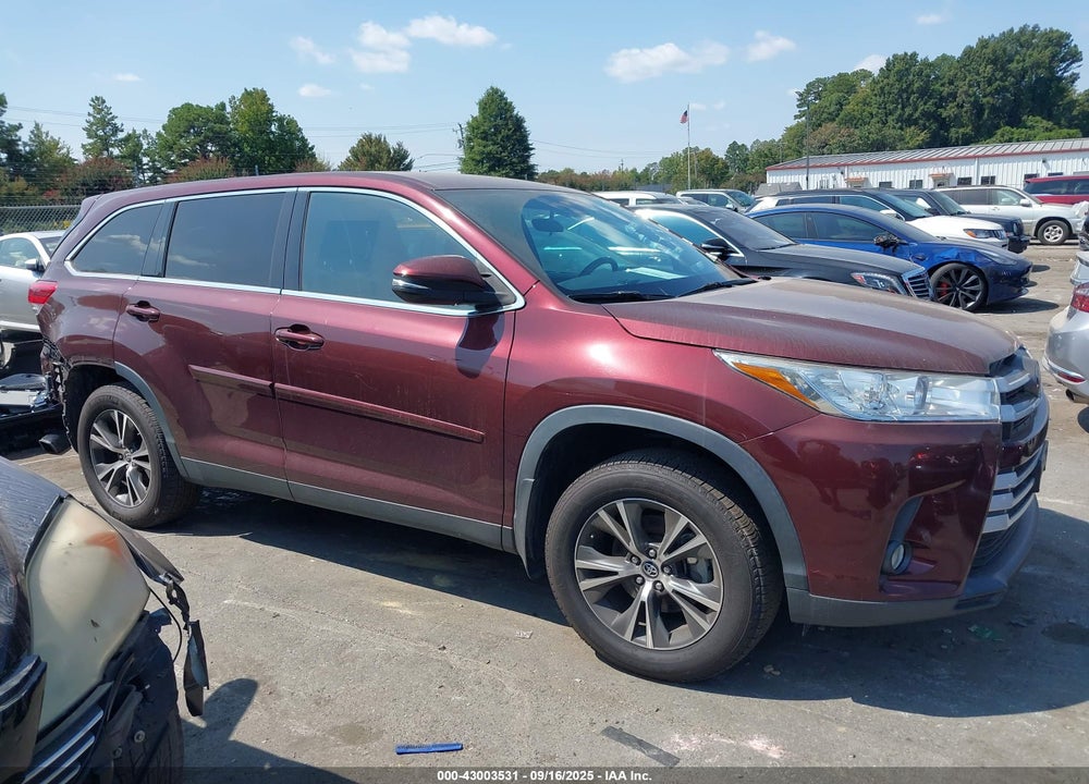 2019 TOYOTA HIGHLANDER LE PLUS VIN: 5TDBZRFH9KS954164
