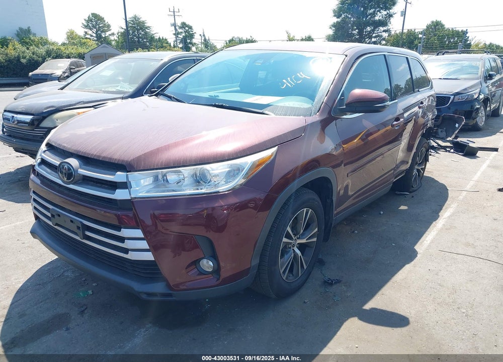 2019 TOYOTA HIGHLANDER LE PLUS VIN: 5TDBZRFH9KS954164