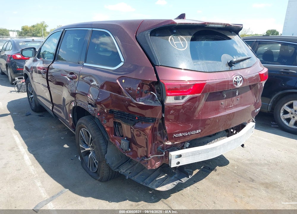 2019 TOYOTA HIGHLANDER LE PLUS VIN: 5TDBZRFH9KS954164