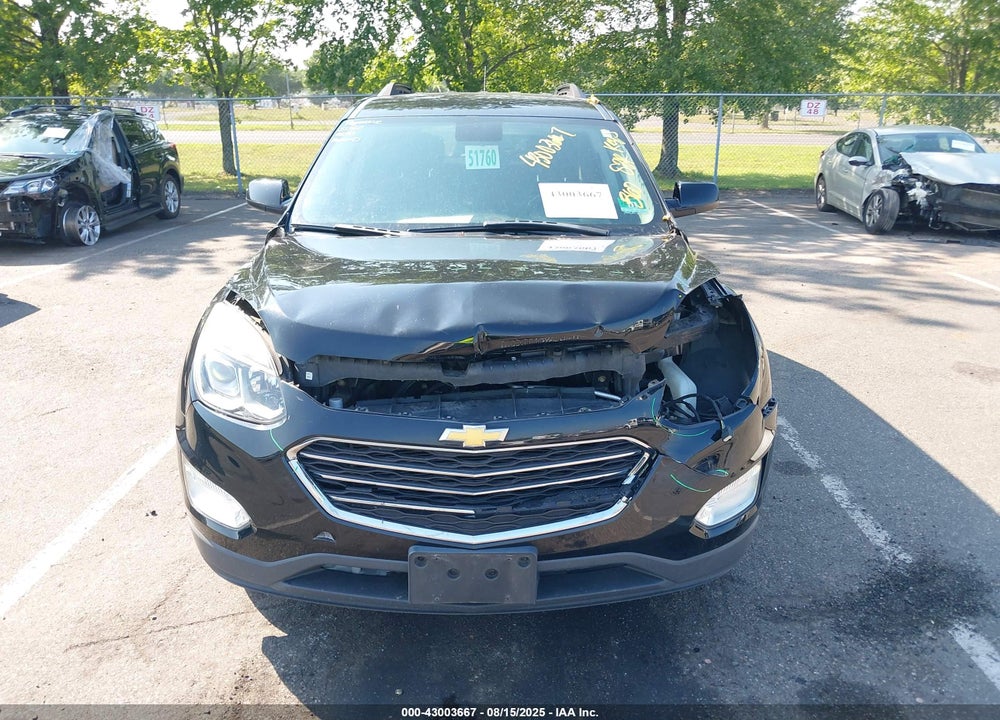 2016 CHEVROLET EQUINOX LT VIN: 2GNFLFEK9G6326922