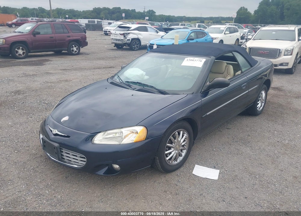 2002 CHRYSLER SEBRING LIMITED VIN: 1C3EL65R02N304737