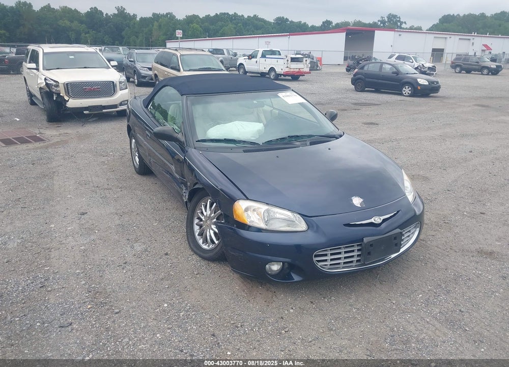2002 CHRYSLER SEBRING LIMITED VIN: 1C3EL65R02N304737
