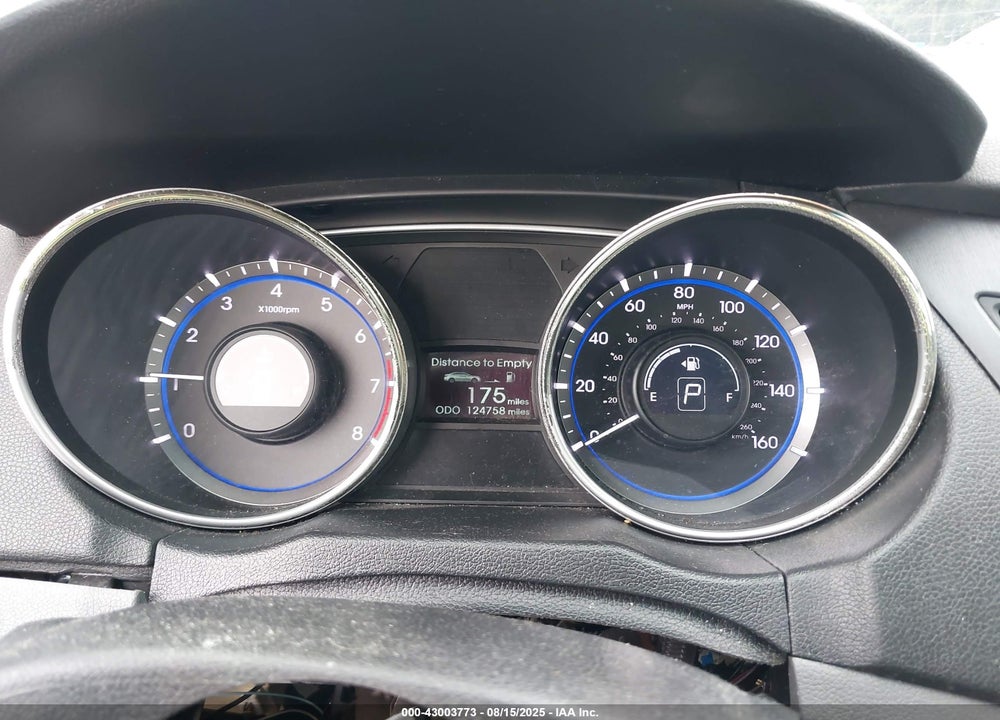 2012 HYUNDAI SONATA VIN: 5NPEB4AC9CH332865
