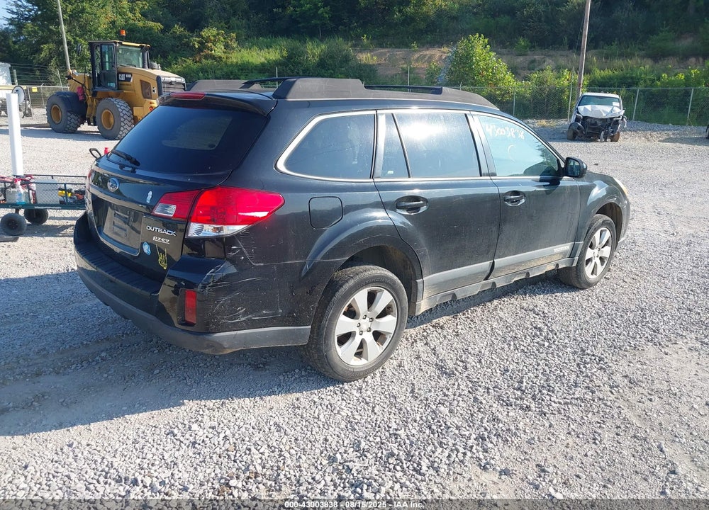 2011 SUBARU OUTBACK 2.5I PREMIUM VIN: 4S4BRBCC3B3434815