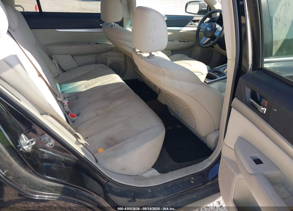 2011 SUBARU OUTBACK 2.5I PREMIUM VIN: 4S4BRBCC3B3434815