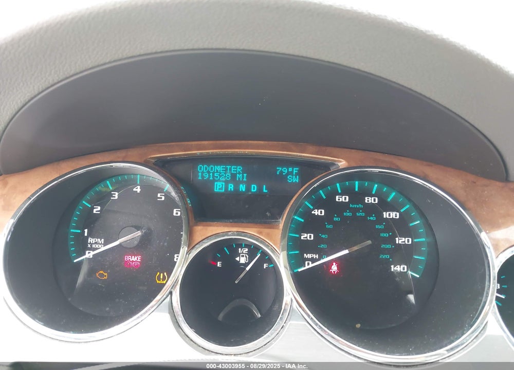 2012 BUICK ENCLAVE VIN: 5GAKRCED9CJ304164