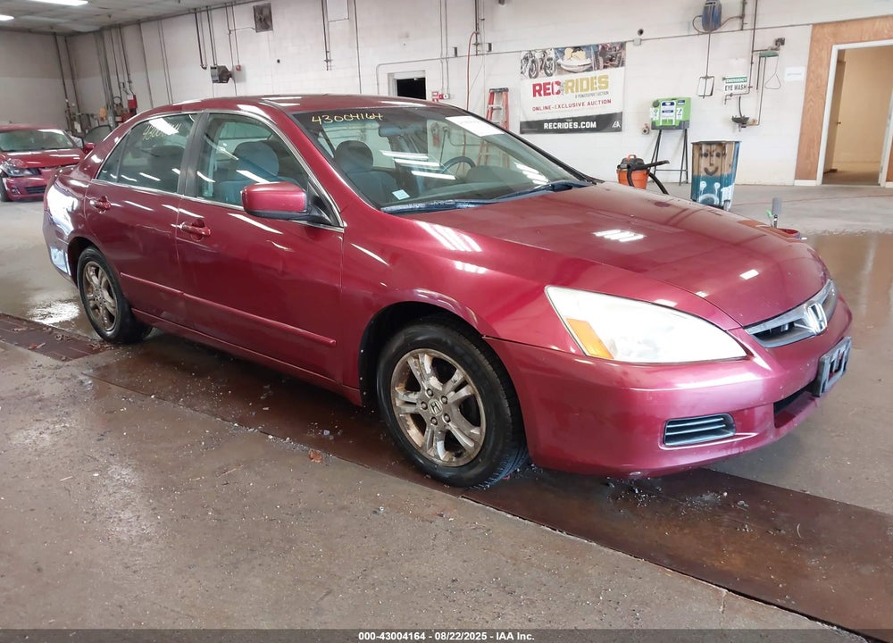 2006 HONDA ACCORD 2.4 SE VIN: 1HGCM56306A164031
