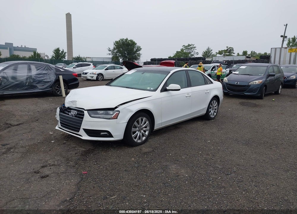 2014 AUDI A4 VIN: WAUBFAFL8EN031048
