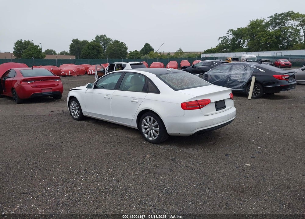 2014 AUDI A4 VIN: WAUBFAFL8EN031048