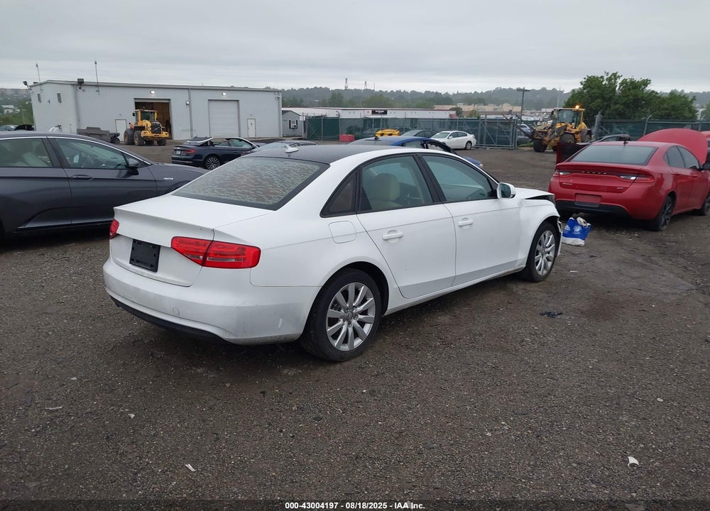 2014 AUDI A4 VIN: WAUBFAFL8EN031048